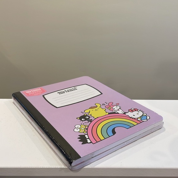New Set of 2 Hello Kitty & Friends Rainbow & Checks Composition Books - Picture 6 of 6